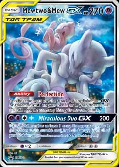 Mewtwo & Mew GX