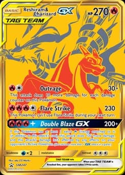 Reshiram & Charizard GX